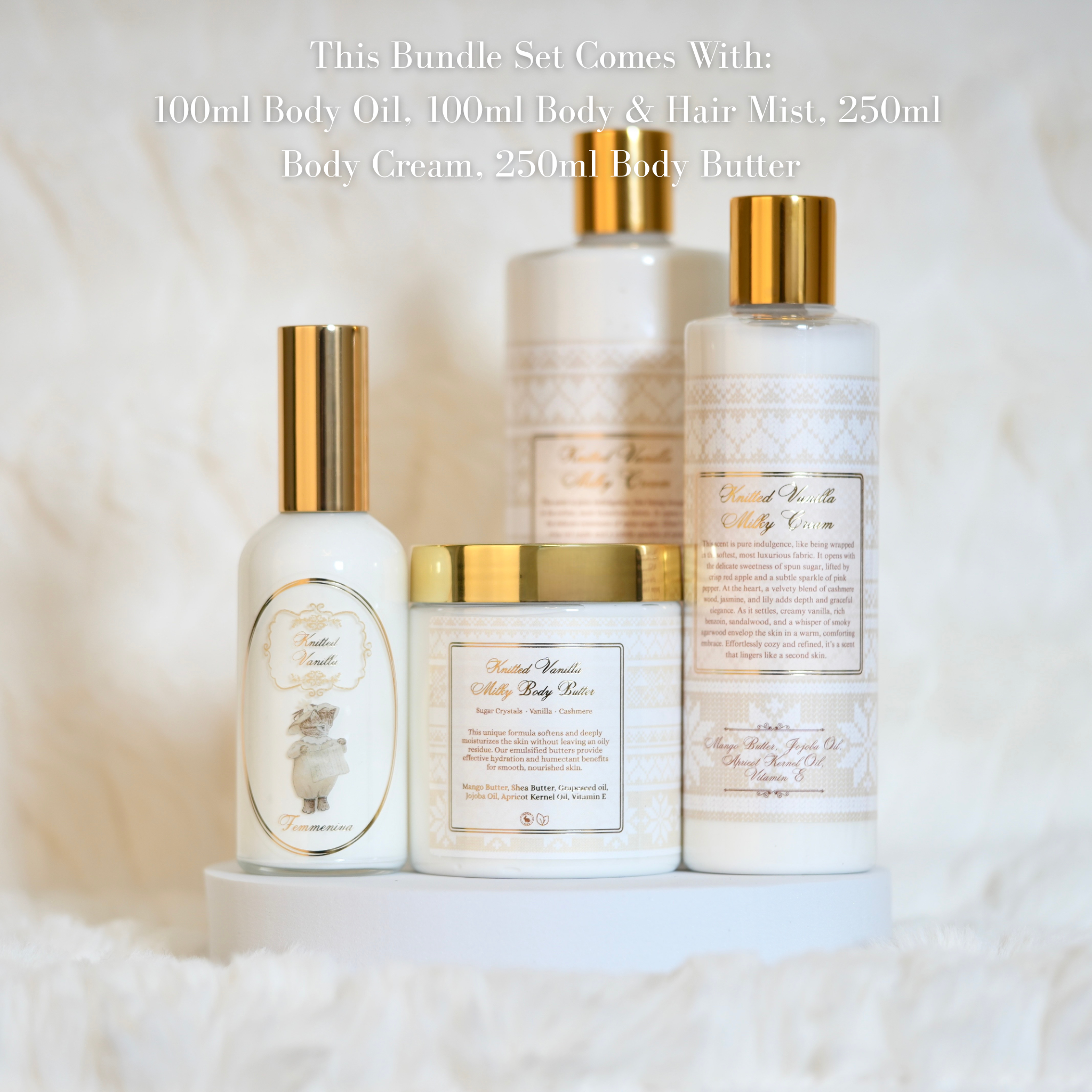 Knitted Vanilla Body & Hair Mist